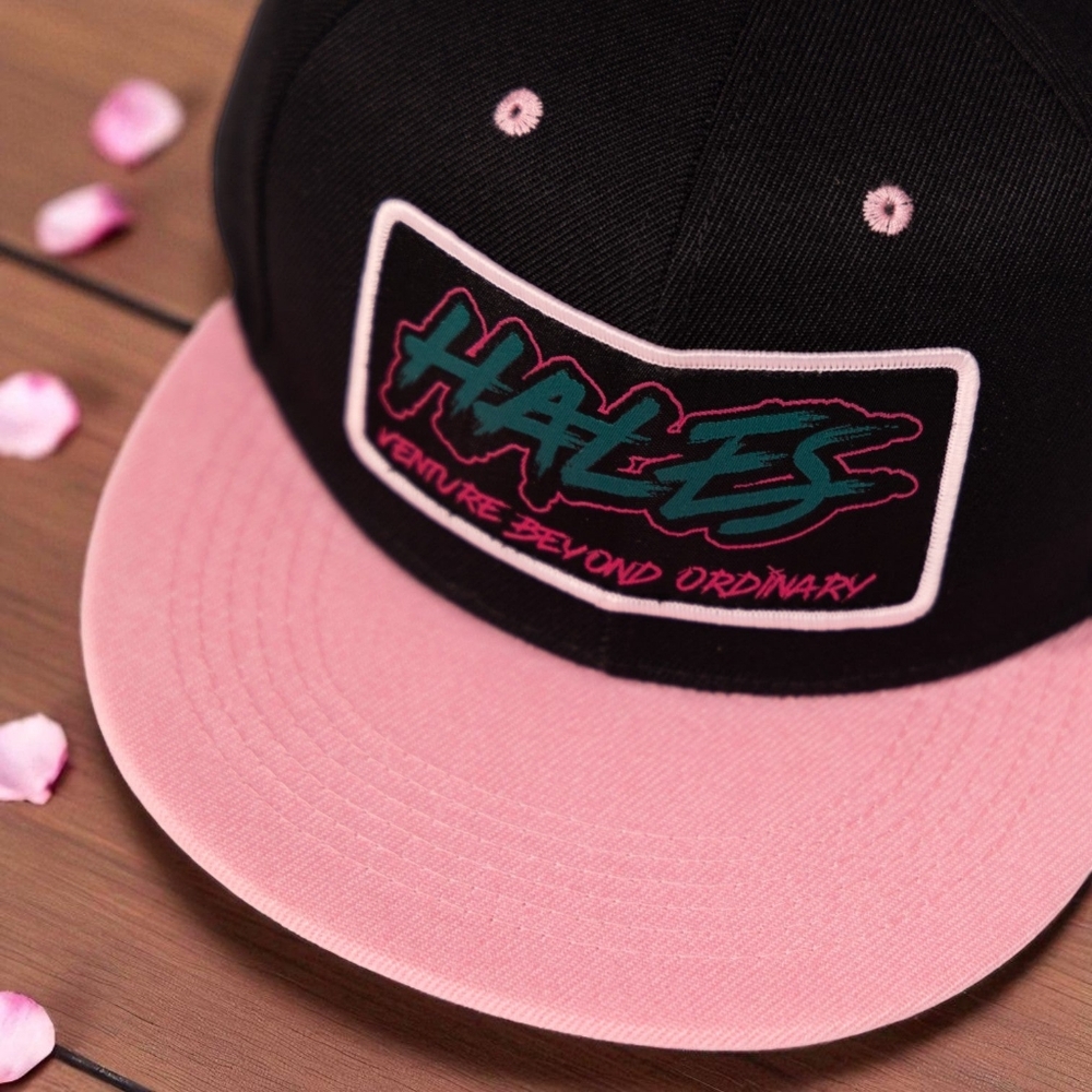 Hales Speed Shop Flat bill Snapback Hat, The Geisha Hat